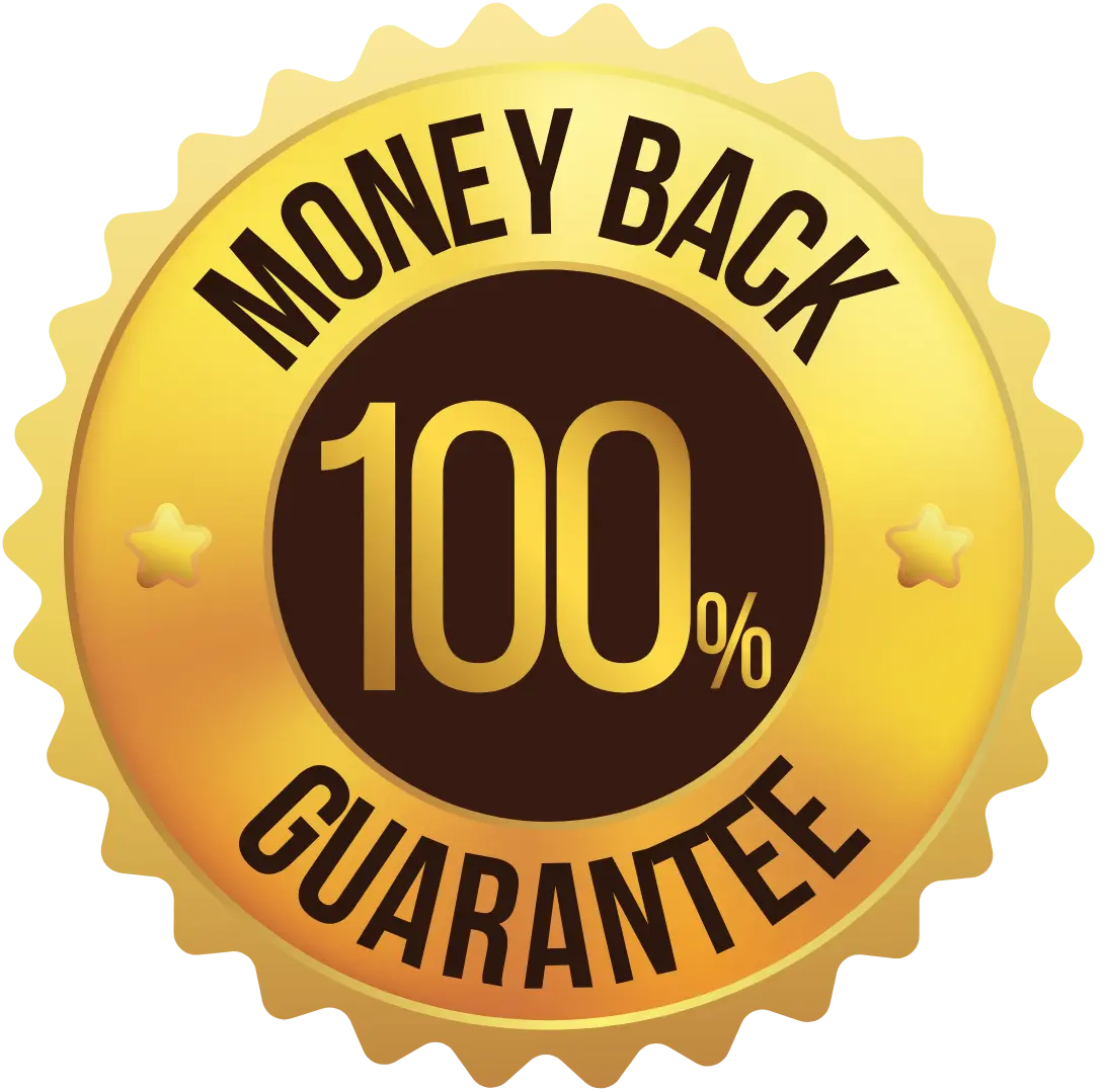 30-DAY 100% MONEY-BACK GUARANTEE